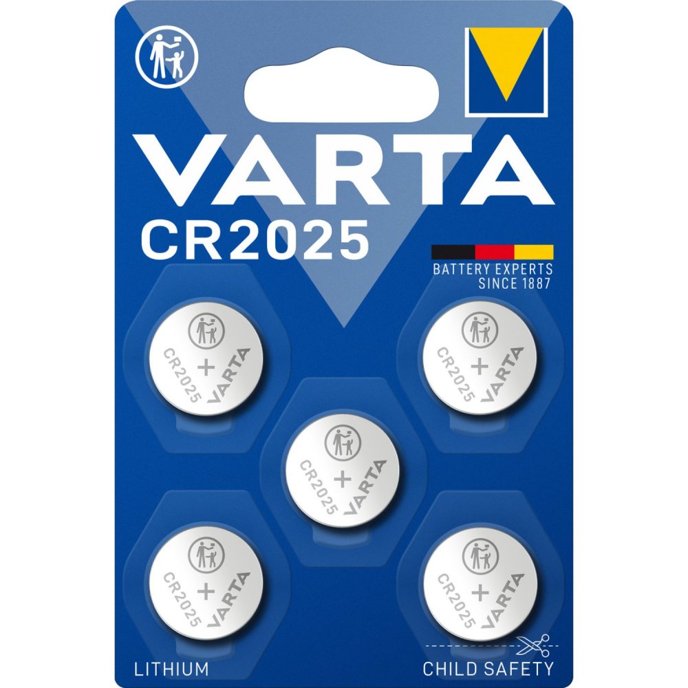 Varta CR2025 Lithium 5 Stuks