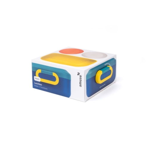 Amuse lunchbox rikko divider en 2 snack lagoon