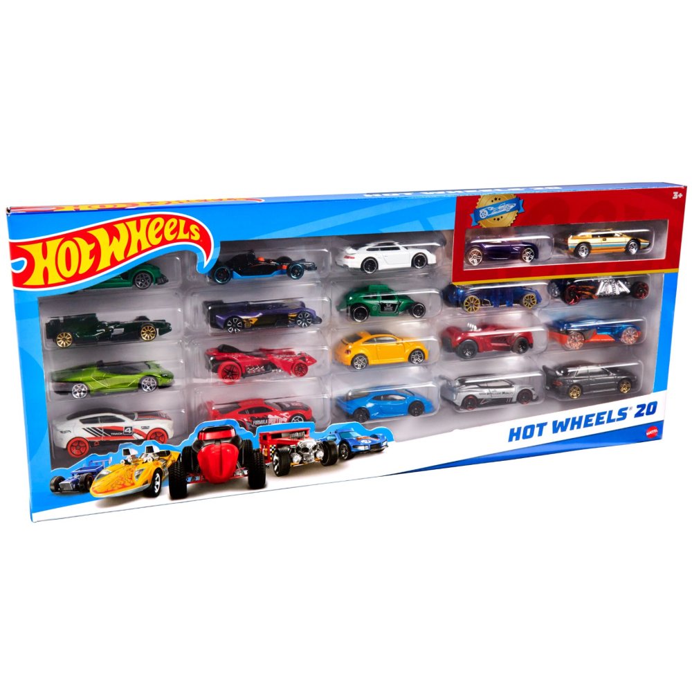 Hot Wheels Diecast 20 Autos Assorti