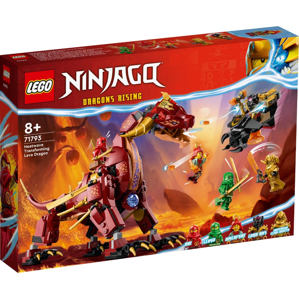 LEGO  Ninjago 71793 Heatwave Transformerende Lavad Lavadraak