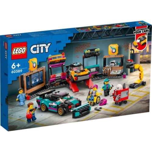 LEGO 60389 City Garage voor aanpasbare auto's