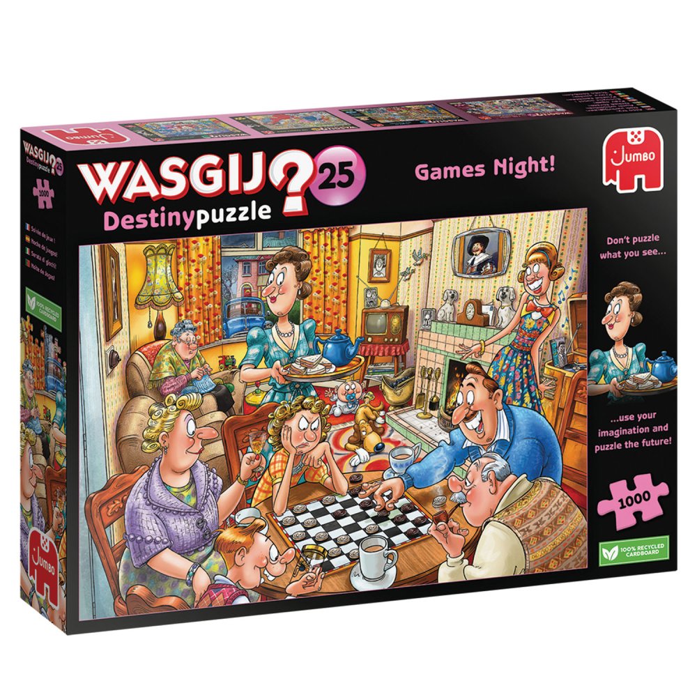 Wasgij Destiny Puzzel 25 Spelletjesavond!  1000 Stukjes