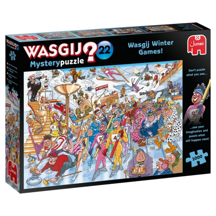 Wasgij Mystery Puzzel Winterspelen 1000 Stukjes