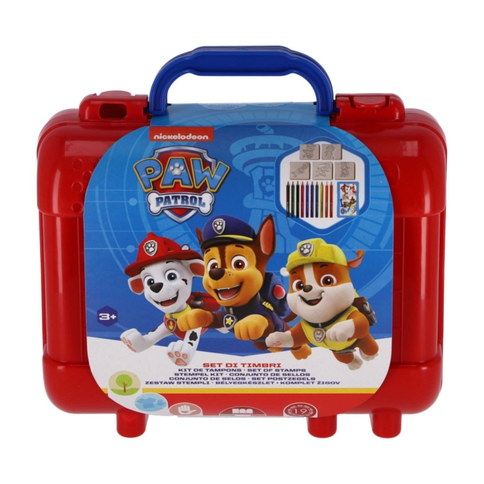 Kleuren Stempel Kofferset Paw Patrol