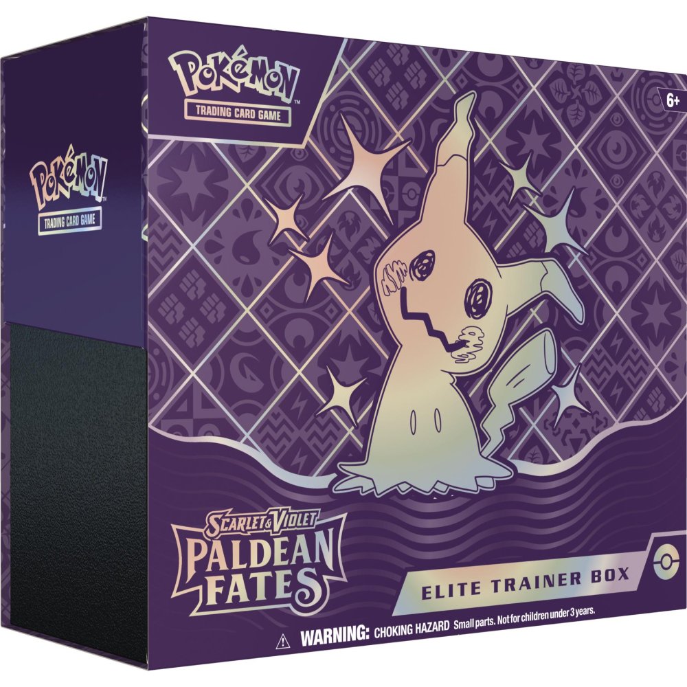 Pokémon TCG Scarlet & Violet 4.5 Paldean Fates  Elite Trainer Box