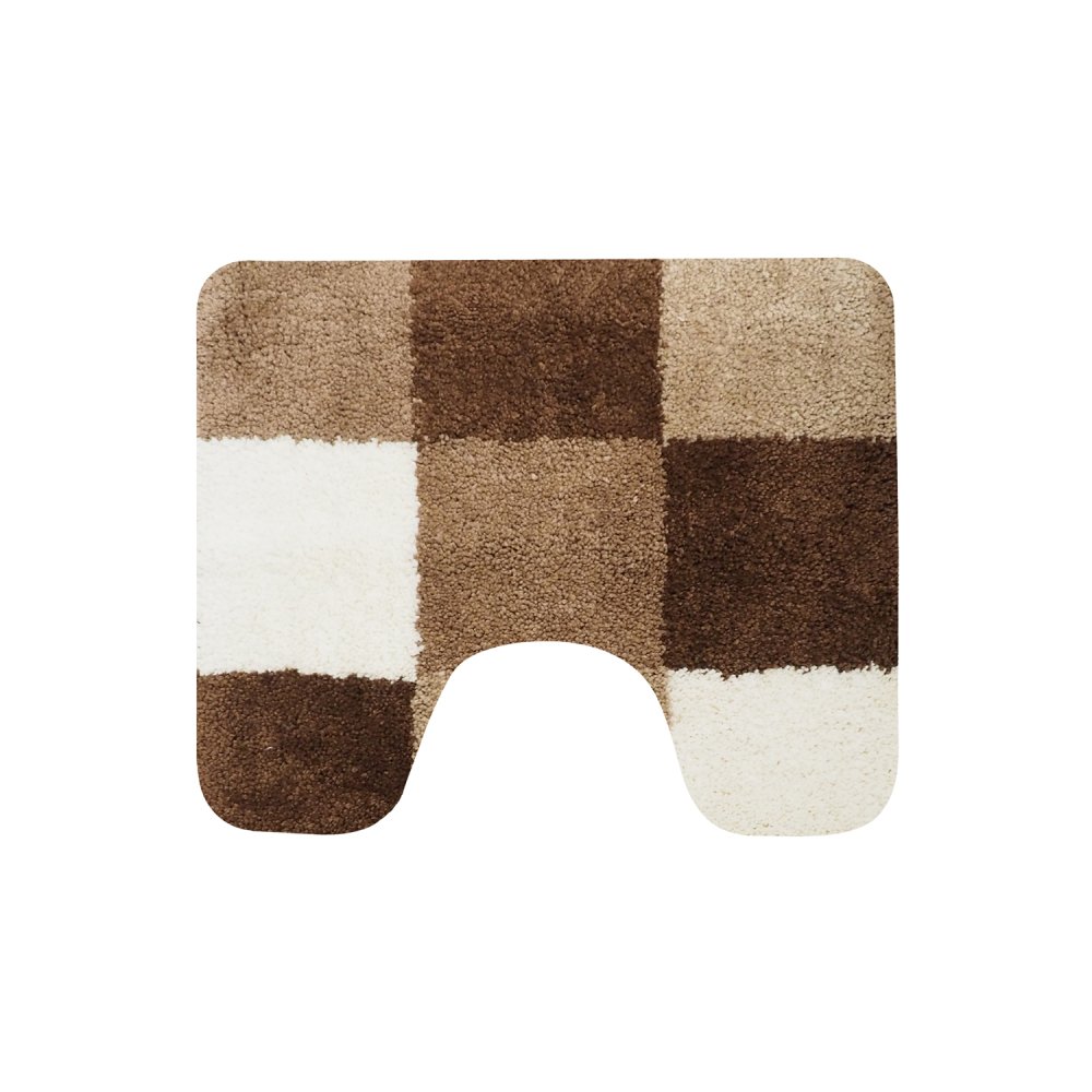 Dutch House Brest toiletmat 60 x 50 cm bruin