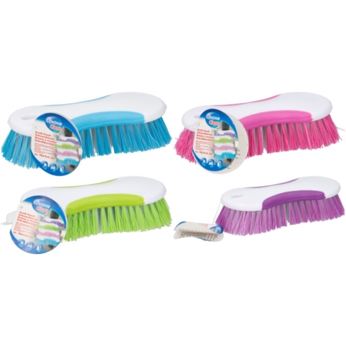 Lifetime Clean schrobborstel 16 cm 4 assorti