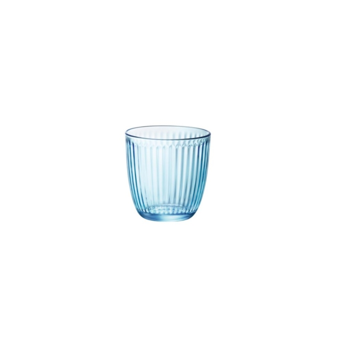 Glas line 29 cl blauw set 6 bromioli rocco