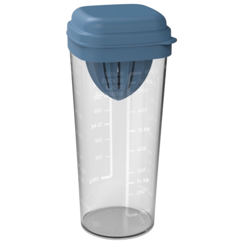 Shaker met pers 1 L LOFT horizon blauw