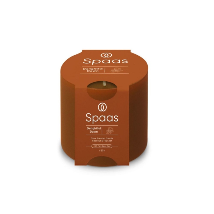 Spaas Glow Geurkaars 35u - Delightful Dawn