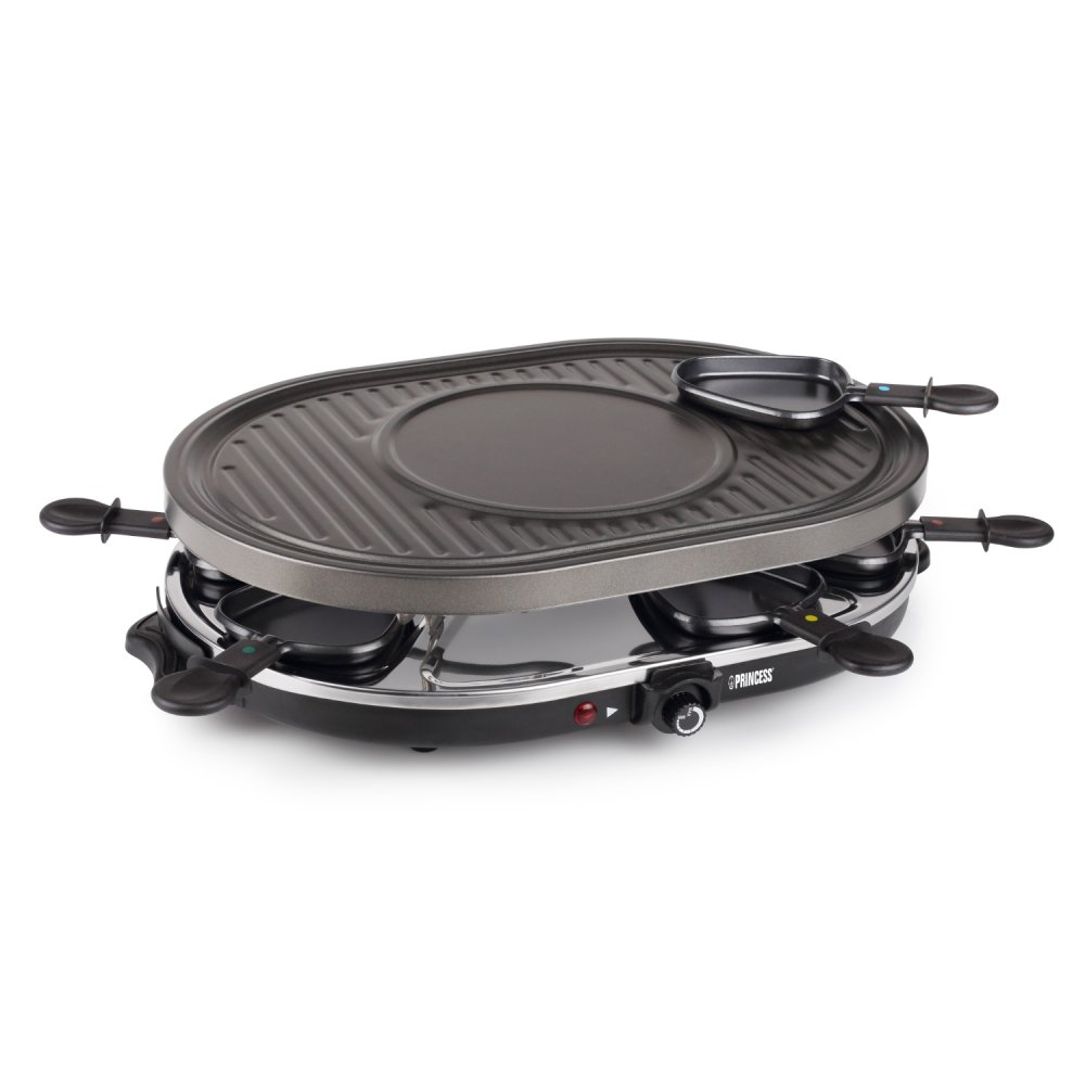 Princess raclette 8 oval grill party gourmet