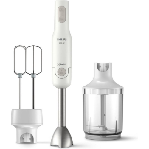 Philips Staafmixer HR2546/00 ProMix met XL -fijnsnijder en dubbele klopper