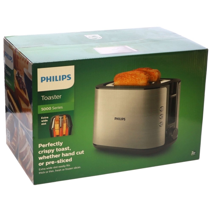 Philips Broodrooster HD2650/90 Viva RVS/zwart