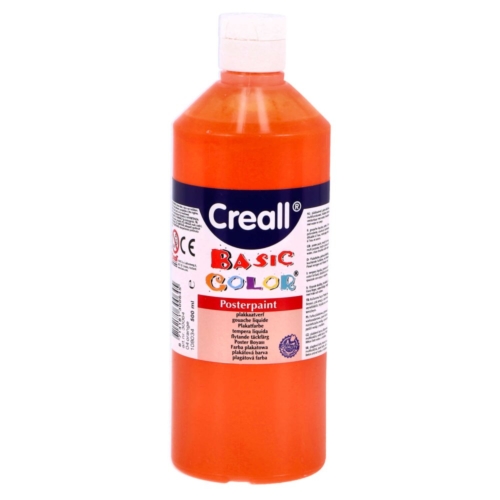 Plakkaatverf Oranje 500 ml