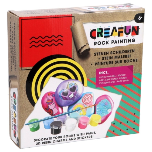 Creafun Hobbyset stenen schilderen