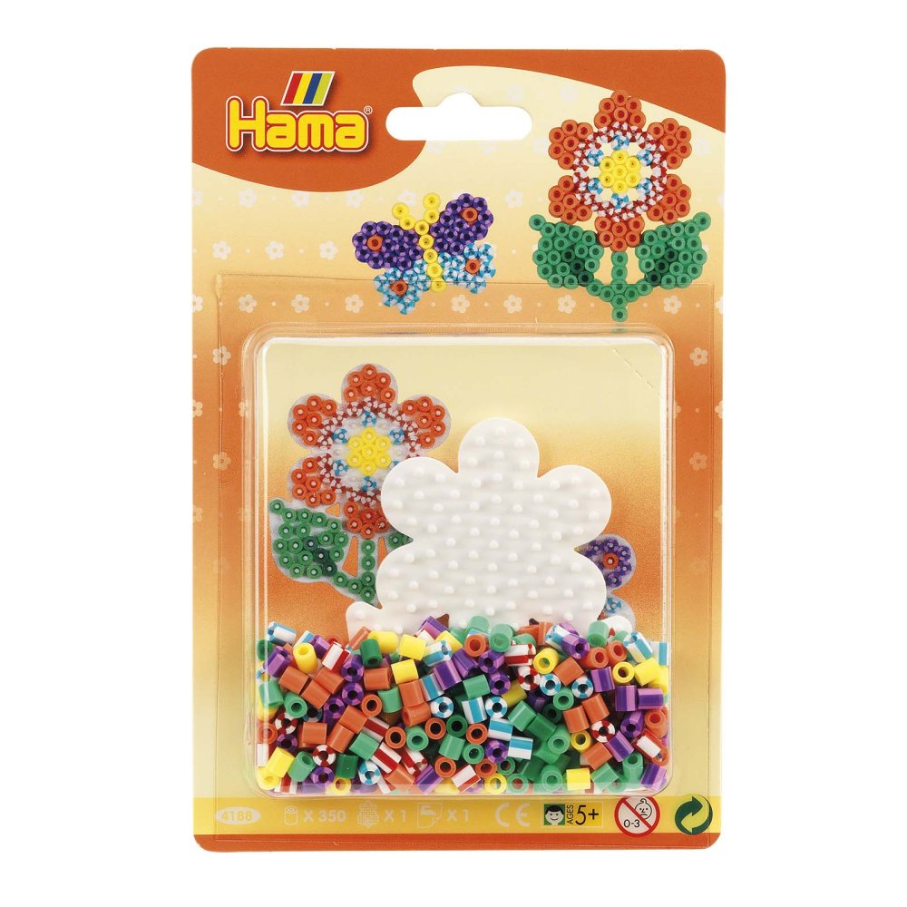 Hama Strijkkralen Blister Pack Vlinder + Bloem 350 Stuks