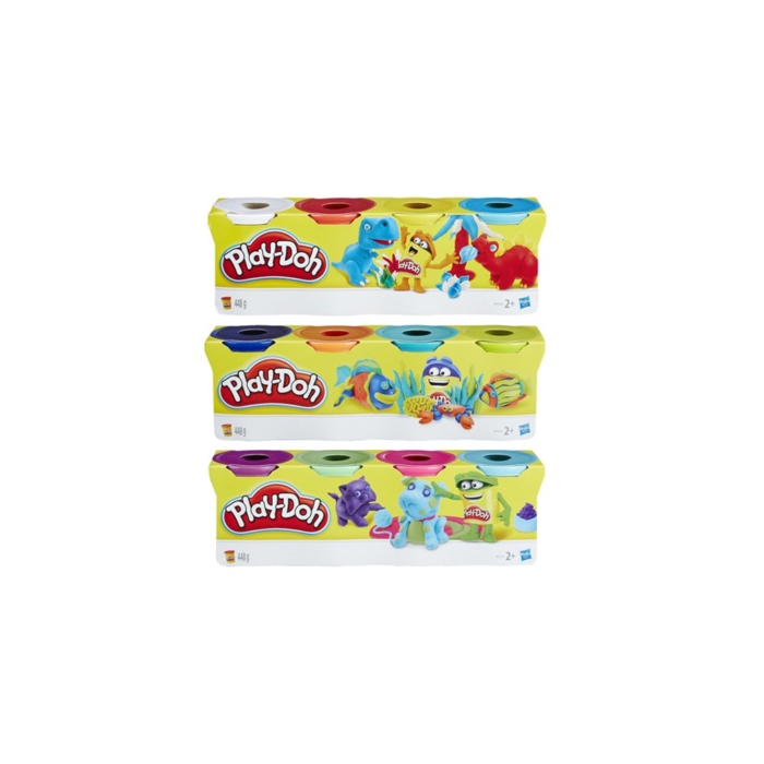 Play-Doh Klassieke Kleuren 4-Pack Assorti