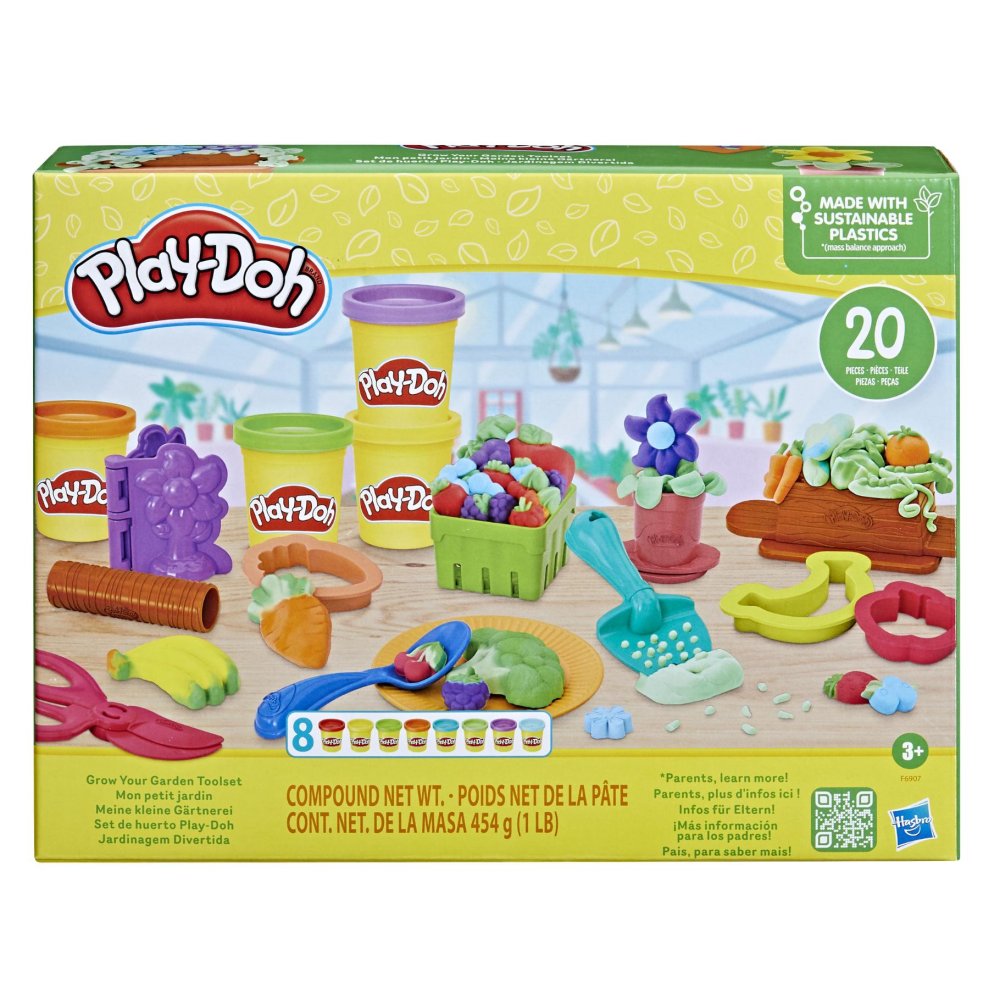 Playdoh grow your garden toolset