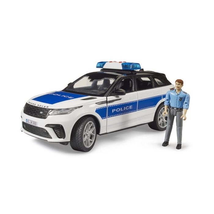 Auto Range Rover Velar politie en politieman