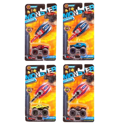 Auto Die Cast Met Launcher Assorti