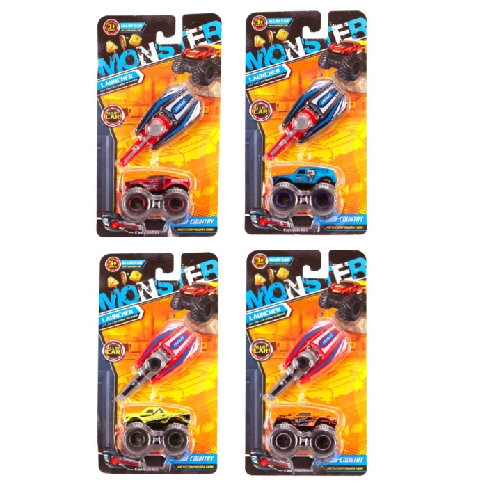 Auto Die Cast Met Launcher Assorti