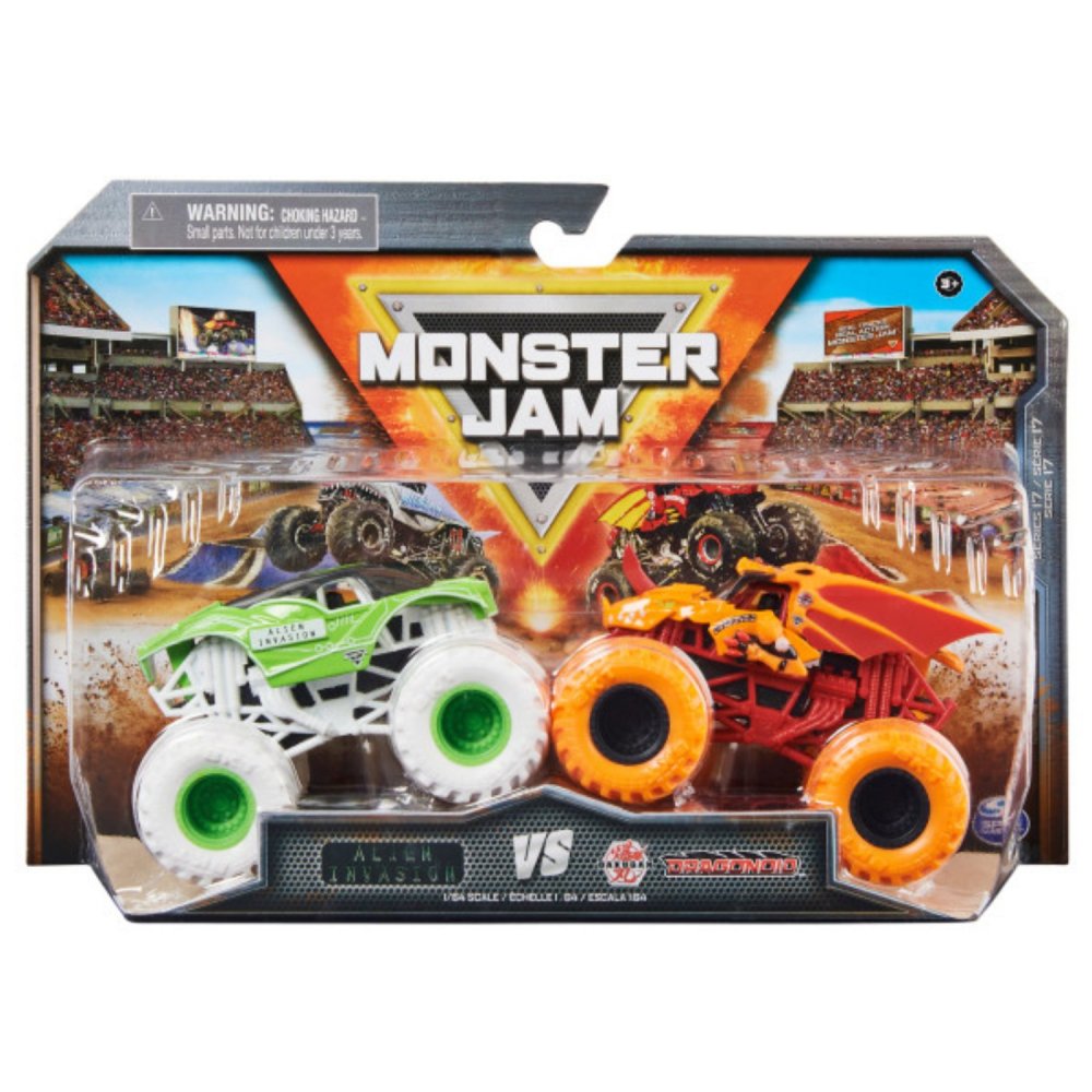 Monster Jam 1:64 2-pack assorti