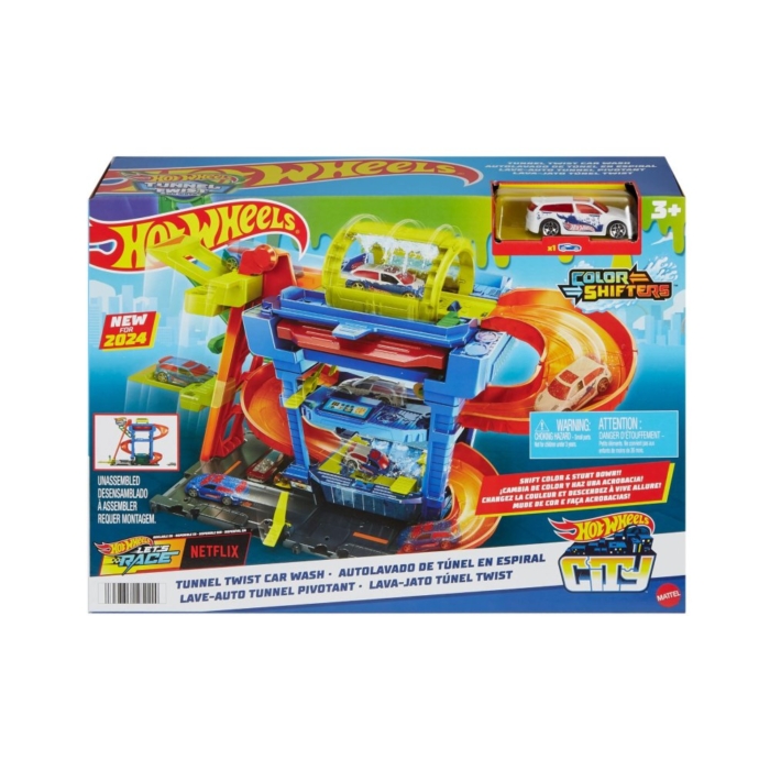 Hot Wheels city tunnel twist car wash