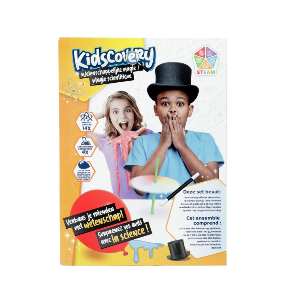 Wetenschap kidscovery magie