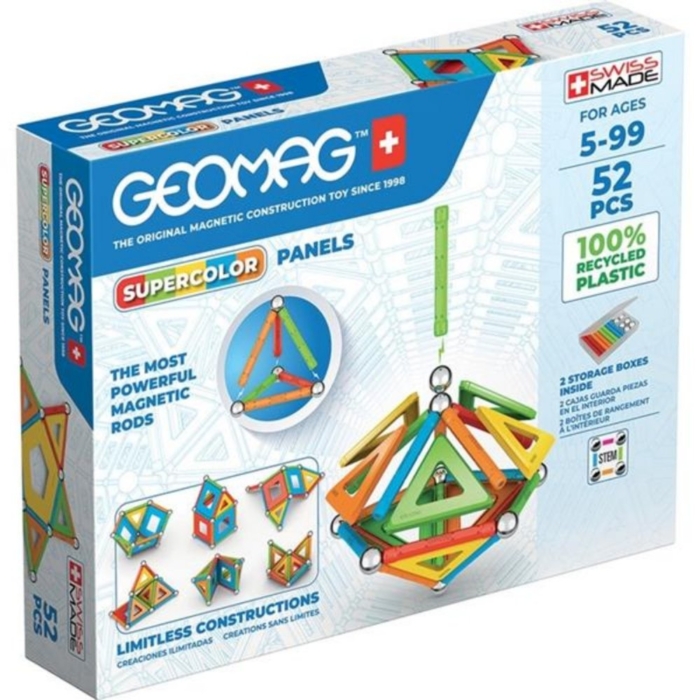 Geomag Super Color Recycled 52 Pcs