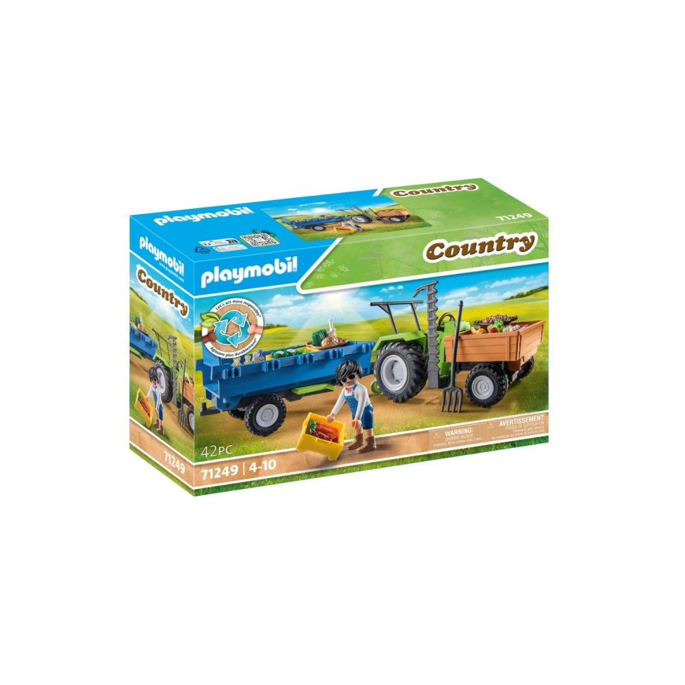 Playmobil Country 71249 Trekker Met Aanhanger