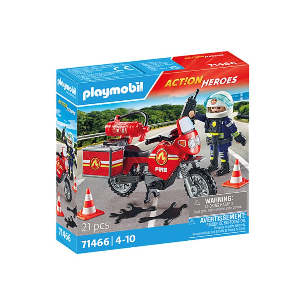 Playmobil 71466 Action Heroes Brandweer Op De  Plaats Van Het Ongeval