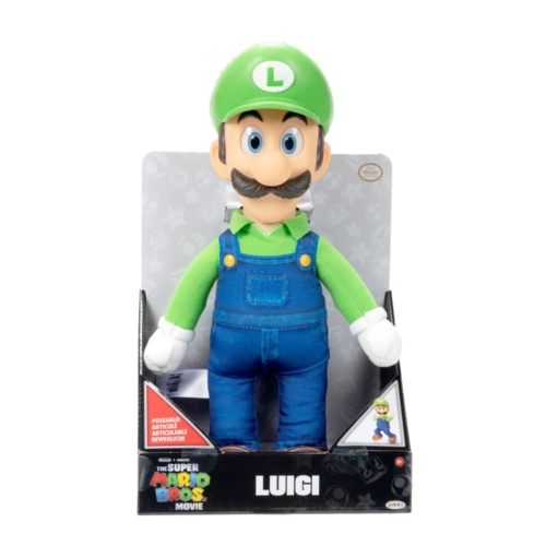 Super Mario movie pluche luigi 38 cm