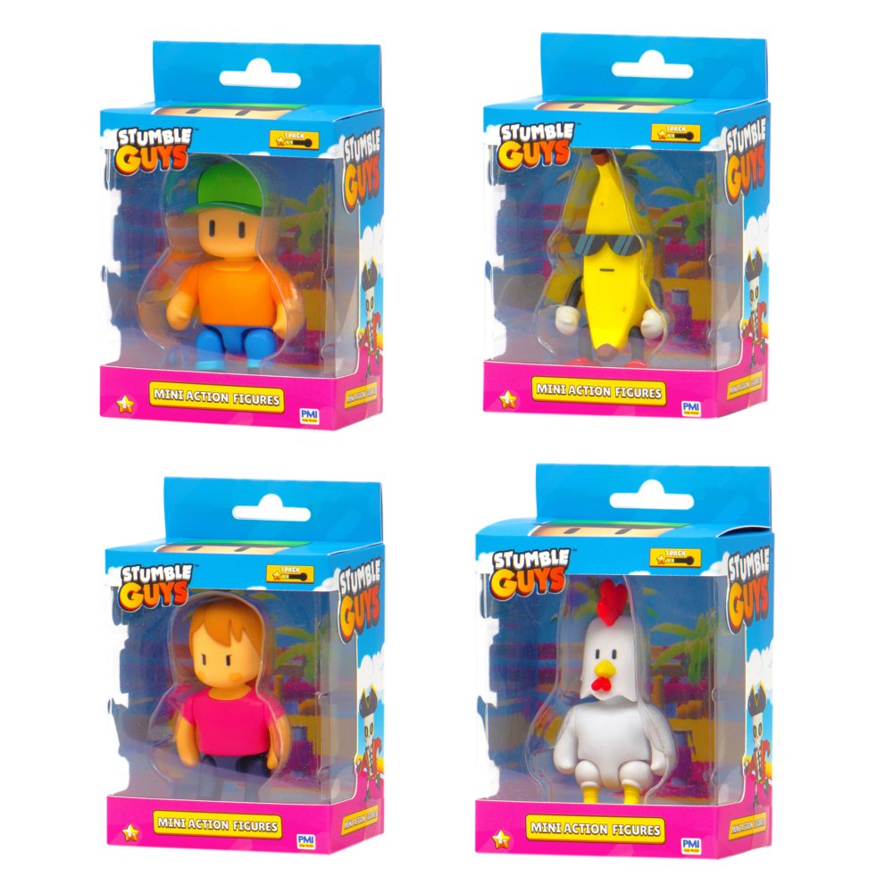 Stumble guys mini action figuur 8 cm assorti