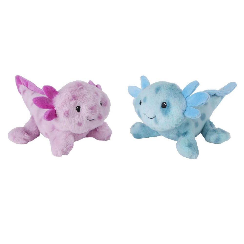 Axolotl pluche 2 assorti 25 cm