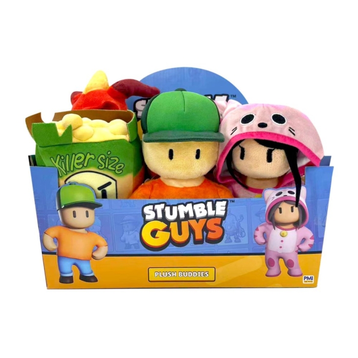 Stumble guys pluche 20 cm assorti