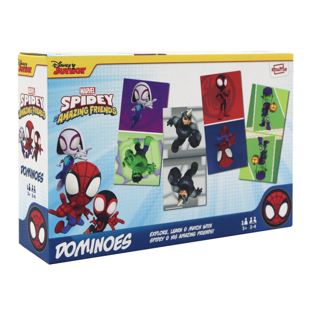 Spel Shuffle Spidey Domino