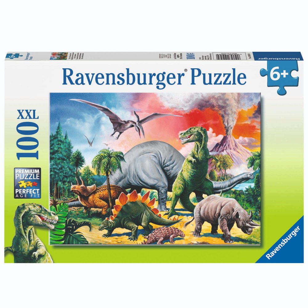 Ravensburger puzzel tussen de dino's 100 xxl