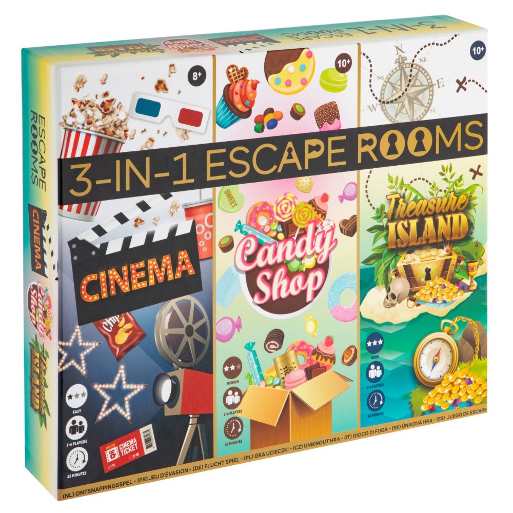 Escape Room 3-in-1 - Denkspel