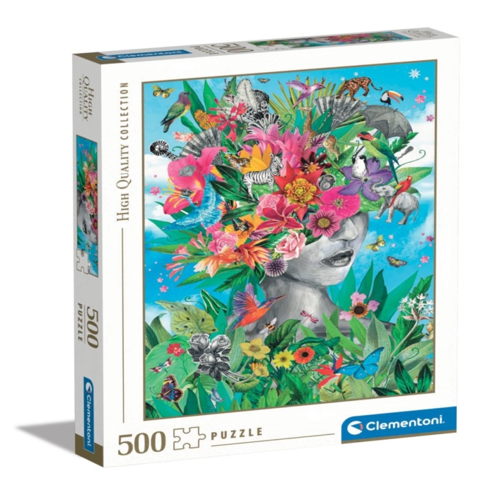 Clementoni puzzel Jungle 500 stukjes