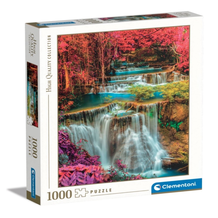 Clementoni puzzel kleurrijke watervallen 1000  stukjes