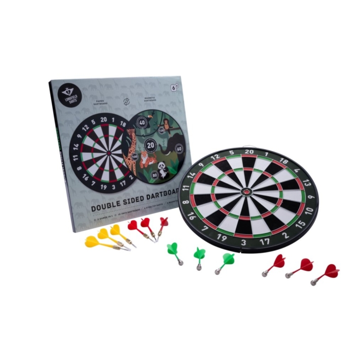 Magnetisch dartbord kids dier 2 zijdig