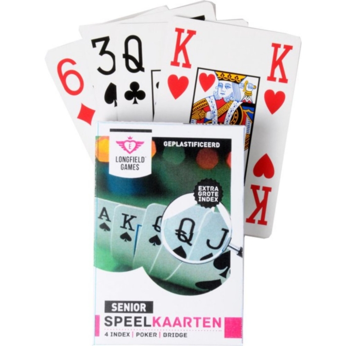 Speelkaarten Senior Extra grote tekens - Kaartspel