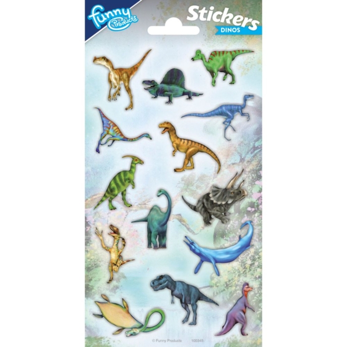 Stickers Dinosaurussen 15 Stuks