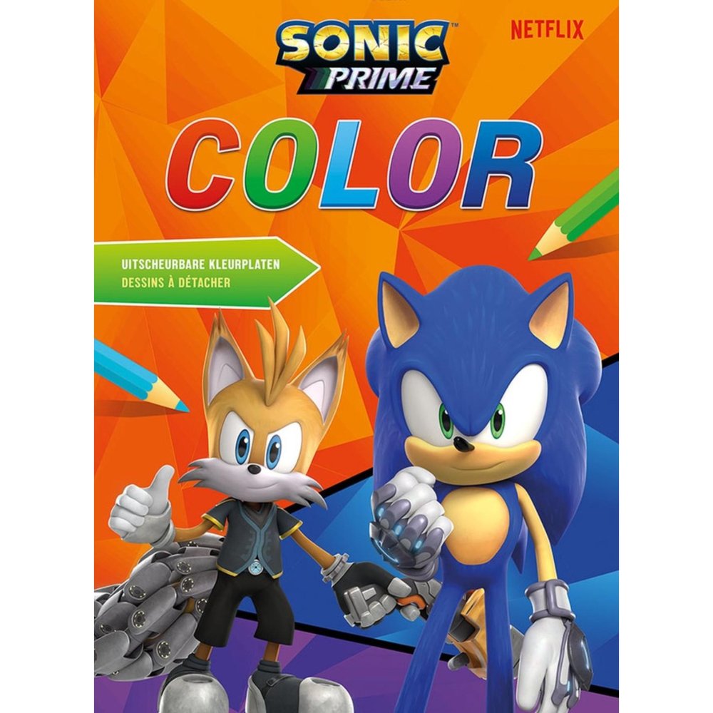 Boek Sonic Prime Color Kleurboek