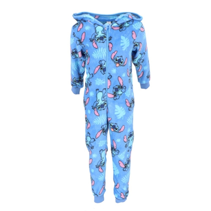 Onesie lilo & stitch blauw maat 98-104