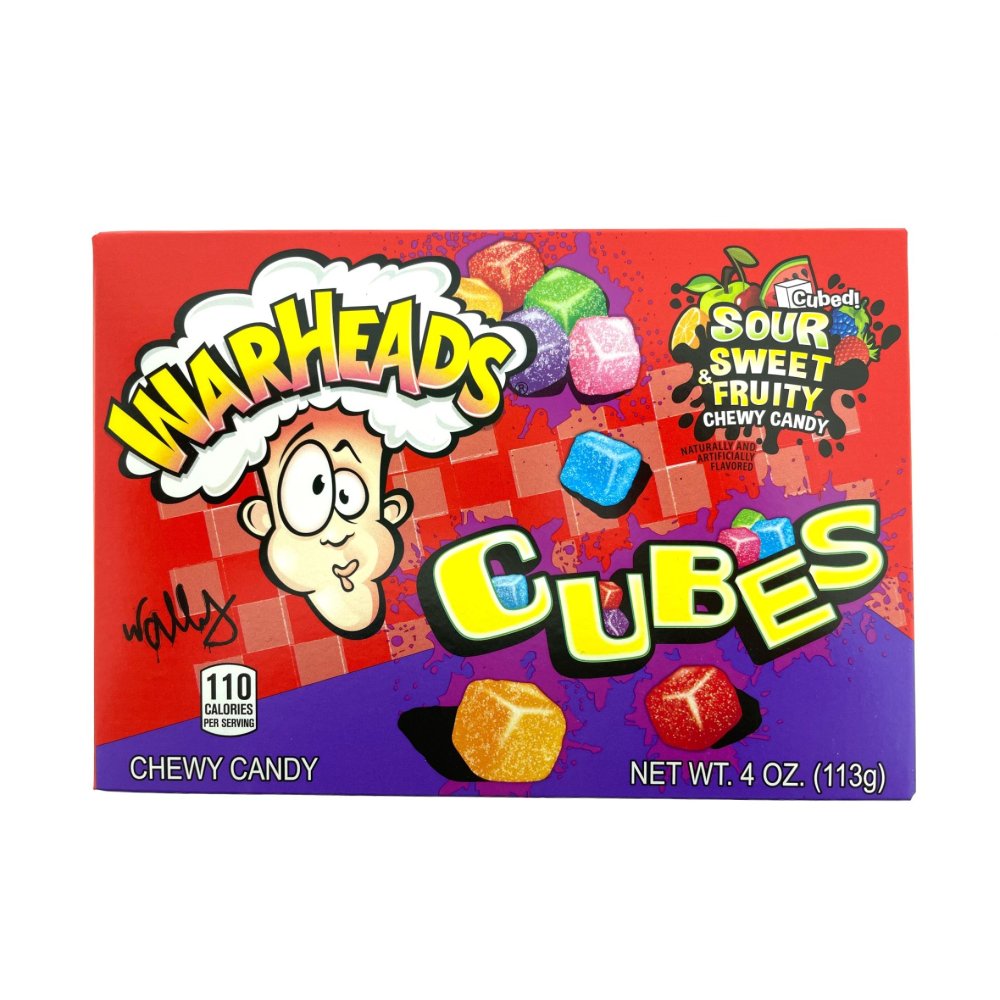 Snoep Warheads Chewy Cubes