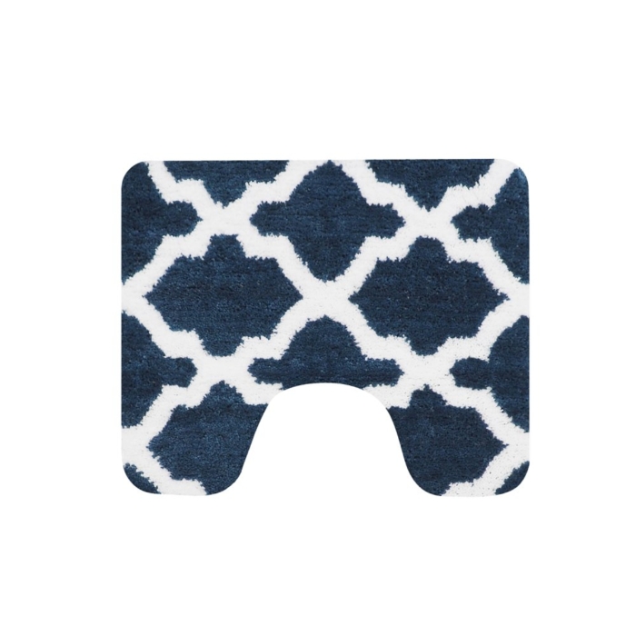 Dutch House Toulon toiletmat 60 x 50 cm navy