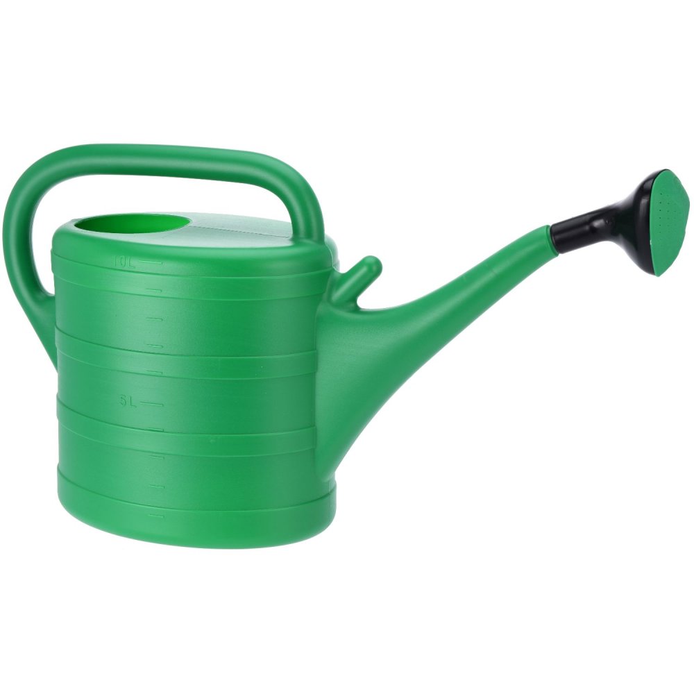 Pro Garden gieter met sproeikop 10 liter groen