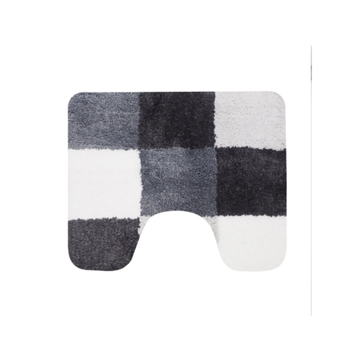 Dutch House Brest toiletmat 60 x 50 cm grijs