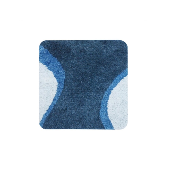 Dutch House Metz bidetmat 60 x 60 cm blauw